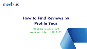 Learn how to filter Reviews in the Compliance module by Profile Year.