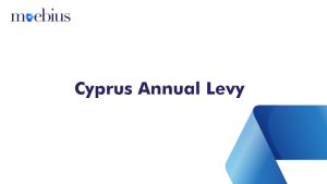 This webinar guides you through how to record and report on Cyprus Annual Levy payments