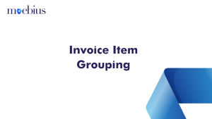 Learn how to use a new tool in Invoice Items to group items in any combination defined by the user