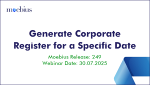 Learn how to generate a Corporate Register for any date from incorporation to current day.