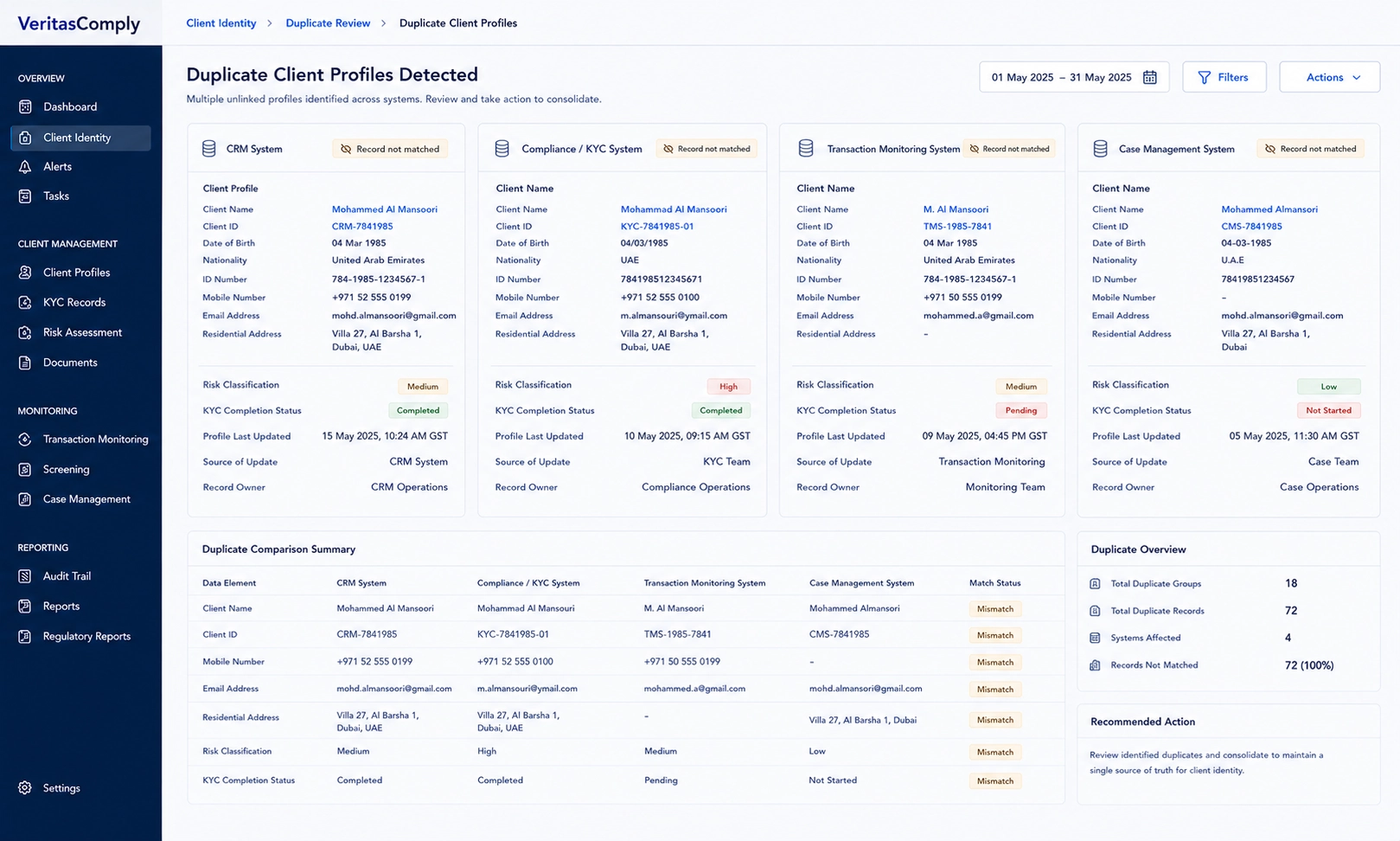 Duplicate Review