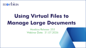 Learn how to use links to external documents for managing and sharing of very large files though Moebius Document Management